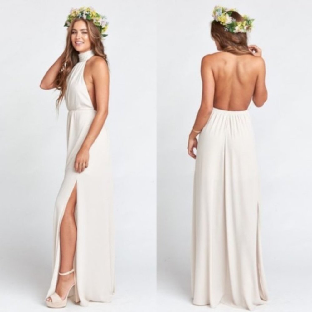 Show Me Your Mumu Collar Sleeveless Maxi Dress 'Collette'